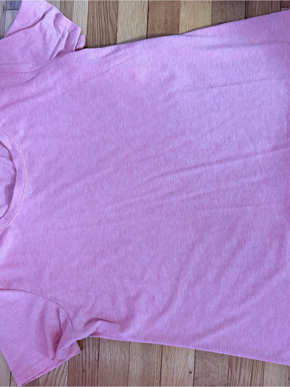 Women’s Pink Crewneck Short-Sleeve Tee